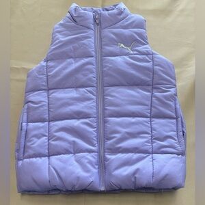Puma Girl's XXS 3/4 Light Purple‎ Puffer Vest